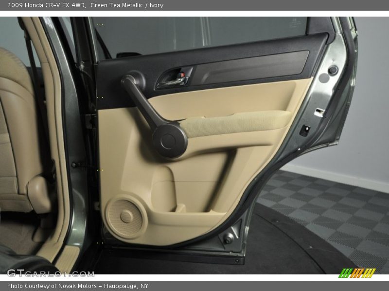 Green Tea Metallic / Ivory 2009 Honda CR-V EX 4WD
