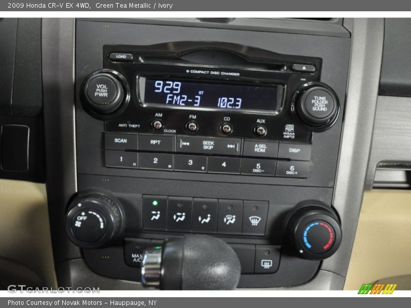 Green Tea Metallic / Ivory 2009 Honda CR-V EX 4WD