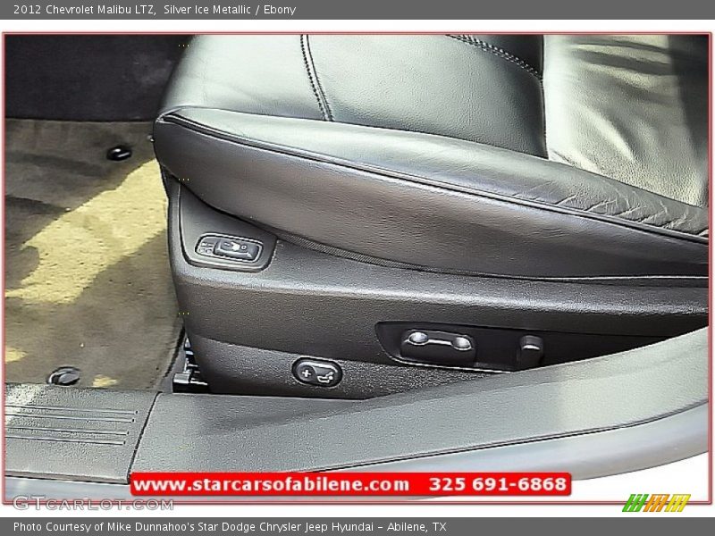 Silver Ice Metallic / Ebony 2012 Chevrolet Malibu LTZ