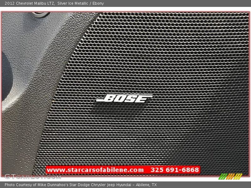 Silver Ice Metallic / Ebony 2012 Chevrolet Malibu LTZ