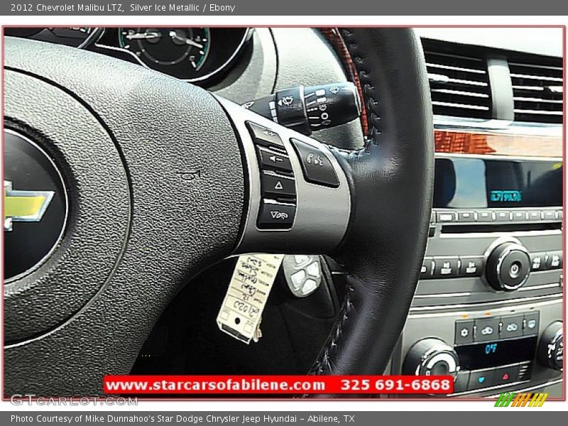 Silver Ice Metallic / Ebony 2012 Chevrolet Malibu LTZ