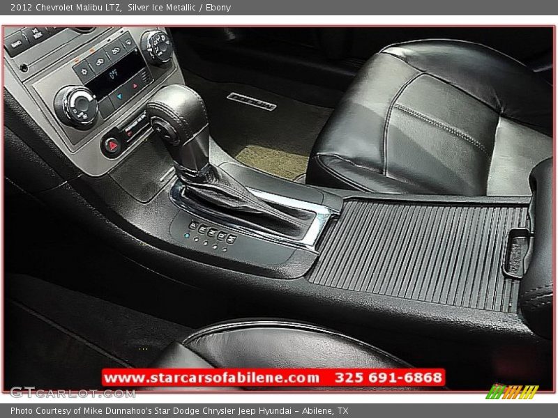 Silver Ice Metallic / Ebony 2012 Chevrolet Malibu LTZ