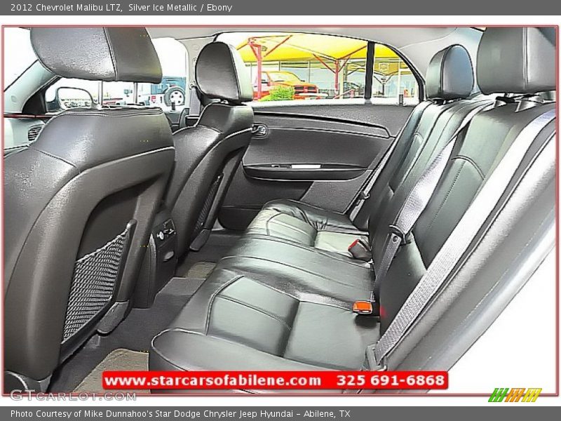 Silver Ice Metallic / Ebony 2012 Chevrolet Malibu LTZ