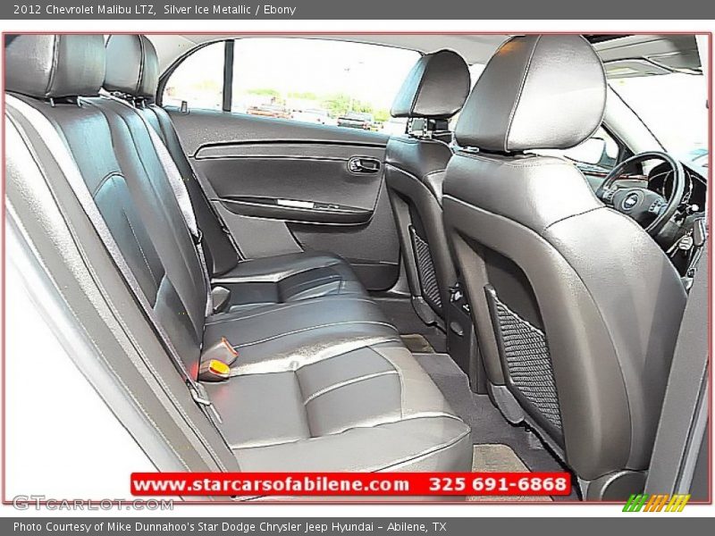 Silver Ice Metallic / Ebony 2012 Chevrolet Malibu LTZ