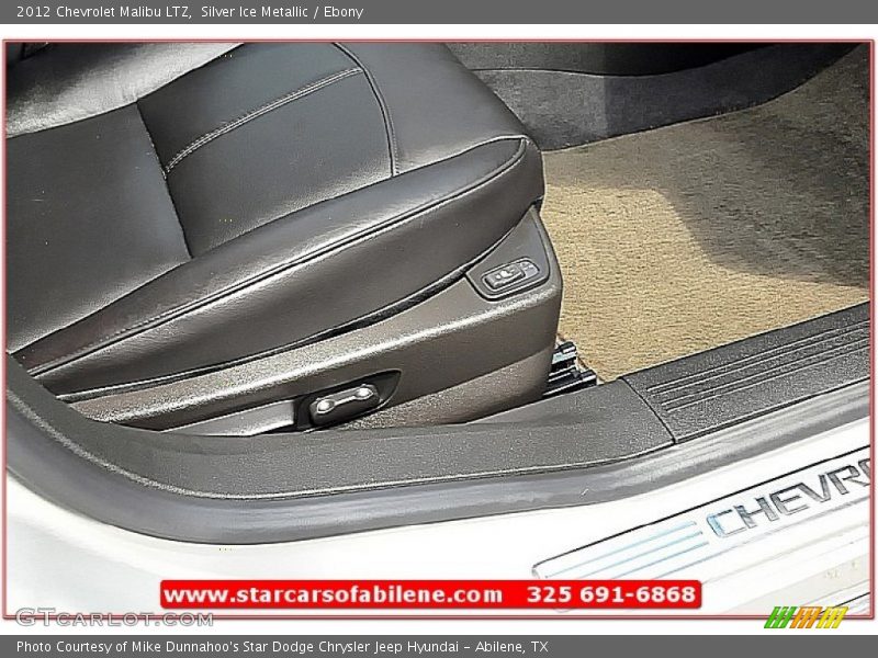 Silver Ice Metallic / Ebony 2012 Chevrolet Malibu LTZ