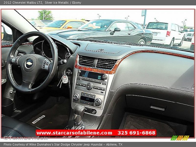 Silver Ice Metallic / Ebony 2012 Chevrolet Malibu LTZ