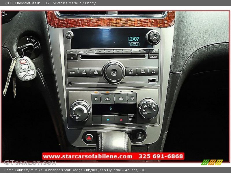 Silver Ice Metallic / Ebony 2012 Chevrolet Malibu LTZ