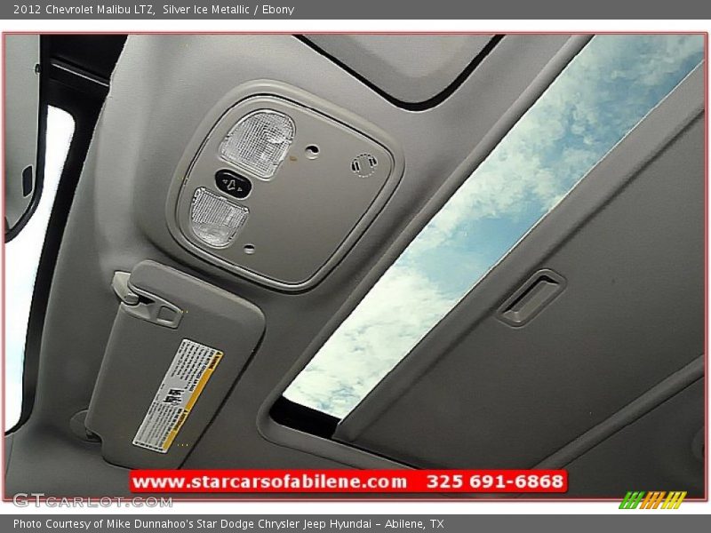 Silver Ice Metallic / Ebony 2012 Chevrolet Malibu LTZ