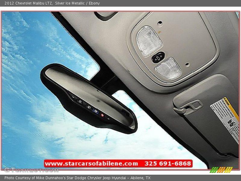 Silver Ice Metallic / Ebony 2012 Chevrolet Malibu LTZ