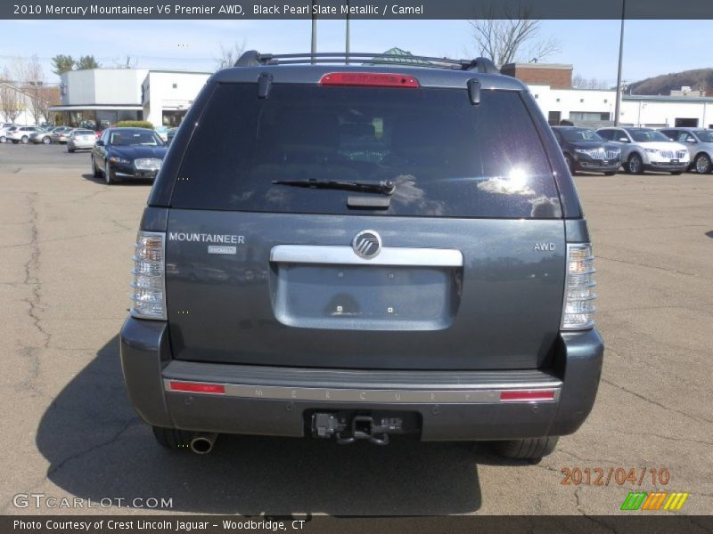 Black Pearl Slate Metallic / Camel 2010 Mercury Mountaineer V6 Premier AWD