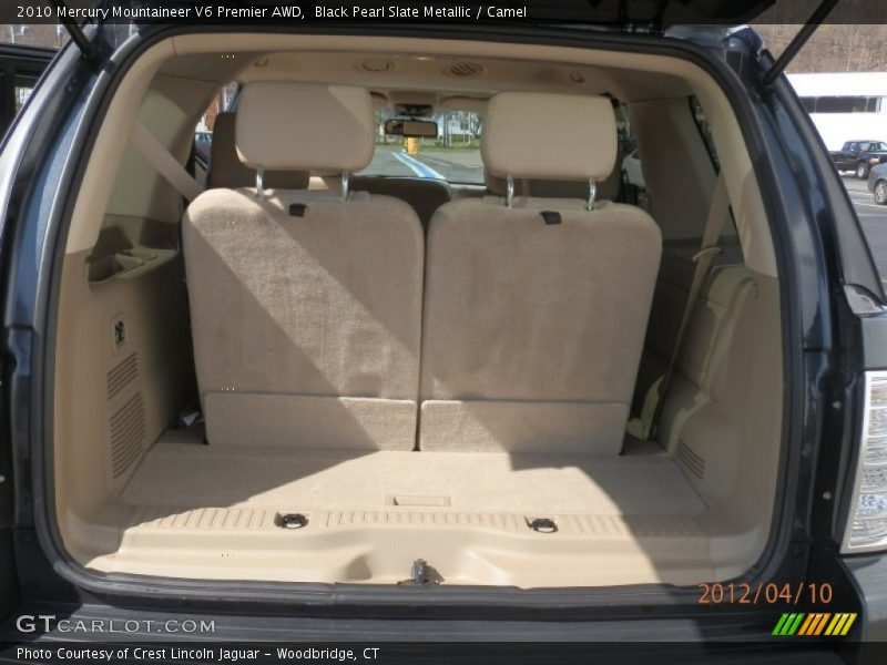 Black Pearl Slate Metallic / Camel 2010 Mercury Mountaineer V6 Premier AWD
