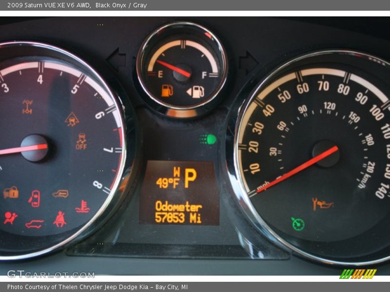 Black Onyx / Gray 2009 Saturn VUE XE V6 AWD