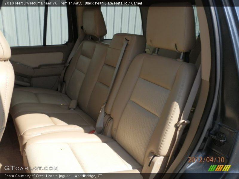Black Pearl Slate Metallic / Camel 2010 Mercury Mountaineer V6 Premier AWD