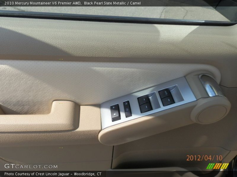 Black Pearl Slate Metallic / Camel 2010 Mercury Mountaineer V6 Premier AWD