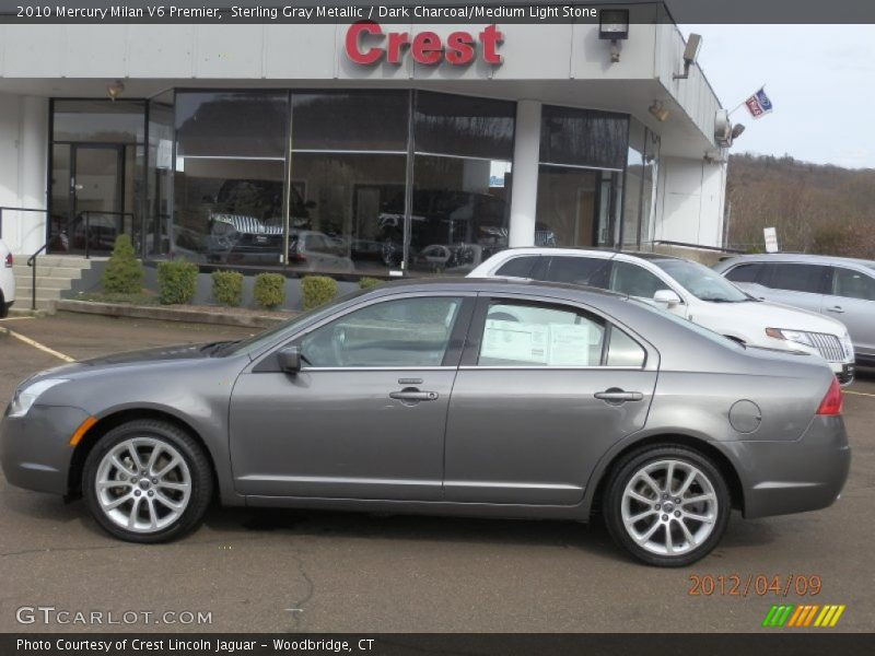 Sterling Gray Metallic / Dark Charcoal/Medium Light Stone 2010 Mercury Milan V6 Premier