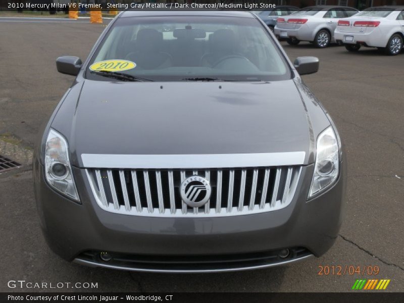 Sterling Gray Metallic / Dark Charcoal/Medium Light Stone 2010 Mercury Milan V6 Premier