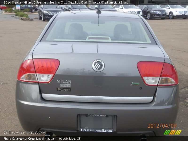 Sterling Gray Metallic / Dark Charcoal/Medium Light Stone 2010 Mercury Milan V6 Premier