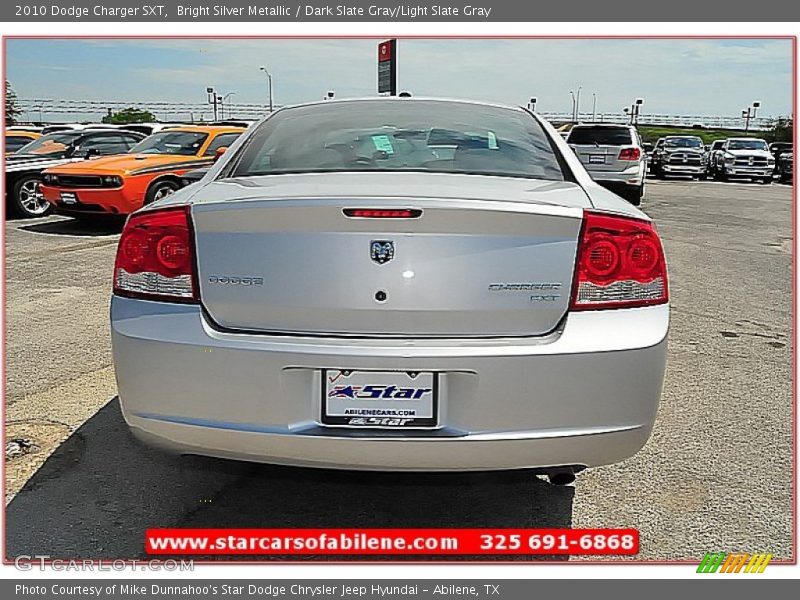 Bright Silver Metallic / Dark Slate Gray/Light Slate Gray 2010 Dodge Charger SXT