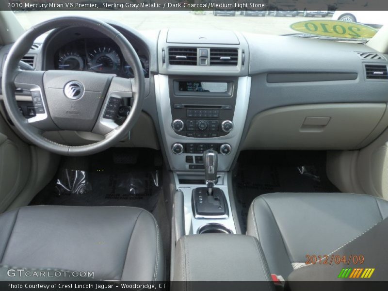 Sterling Gray Metallic / Dark Charcoal/Medium Light Stone 2010 Mercury Milan V6 Premier