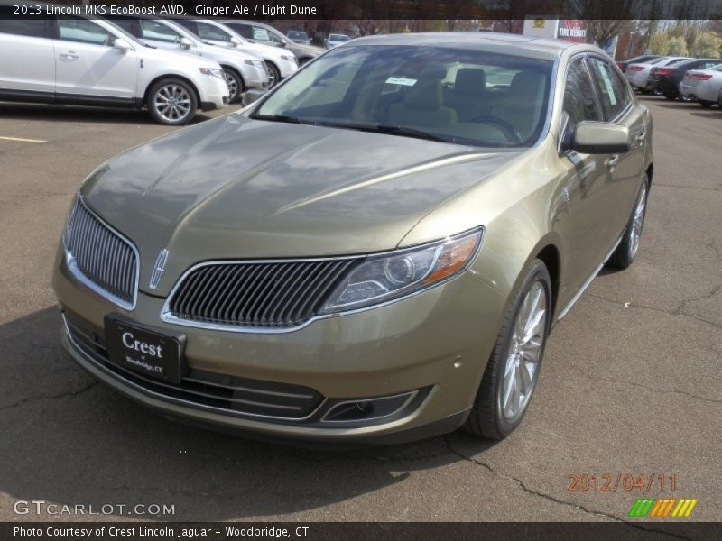 Ginger Ale / Light Dune 2013 Lincoln MKS EcoBoost AWD