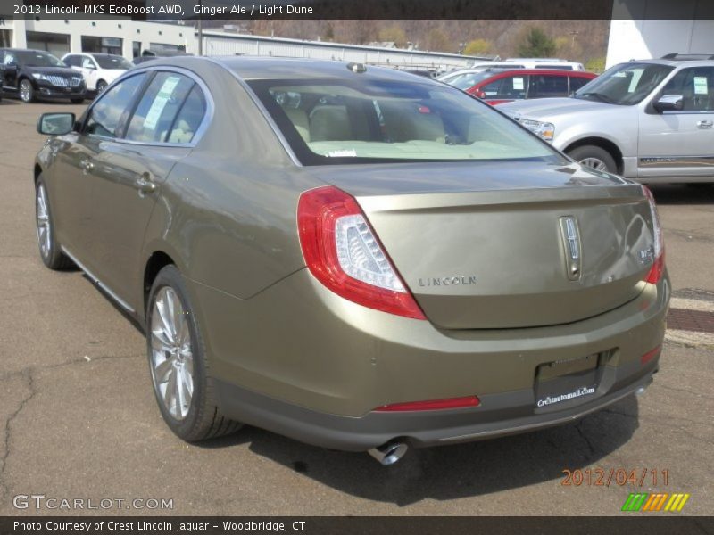 Ginger Ale / Light Dune 2013 Lincoln MKS EcoBoost AWD