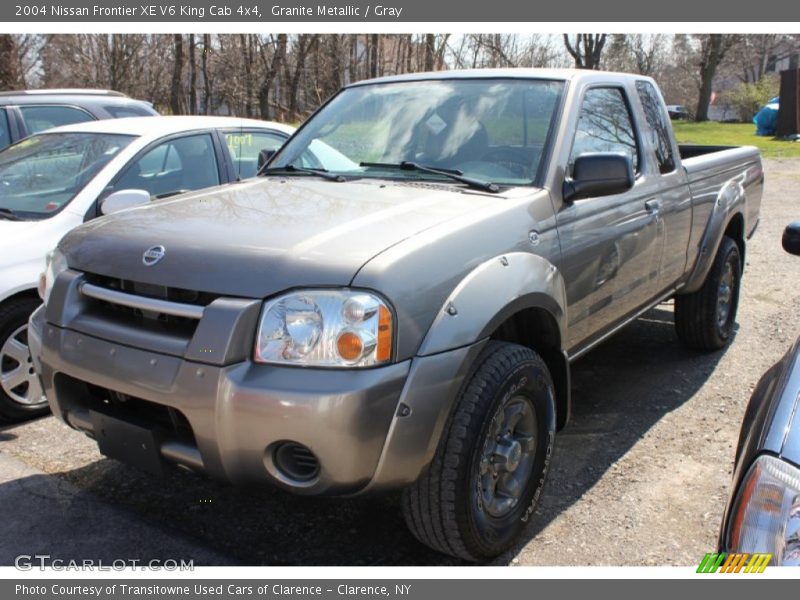 Granite Metallic / Gray 2004 Nissan Frontier XE V6 King Cab 4x4
