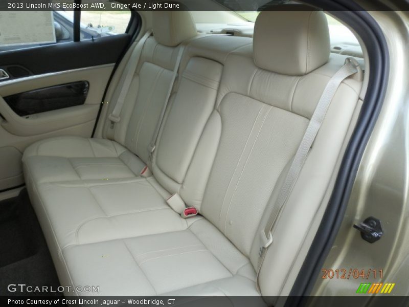 Rear Seat of 2013 MKS EcoBoost AWD