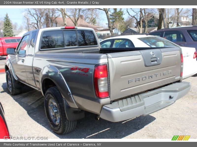 Granite Metallic / Gray 2004 Nissan Frontier XE V6 King Cab 4x4