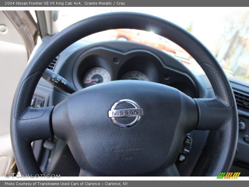 Granite Metallic / Gray 2004 Nissan Frontier XE V6 King Cab 4x4