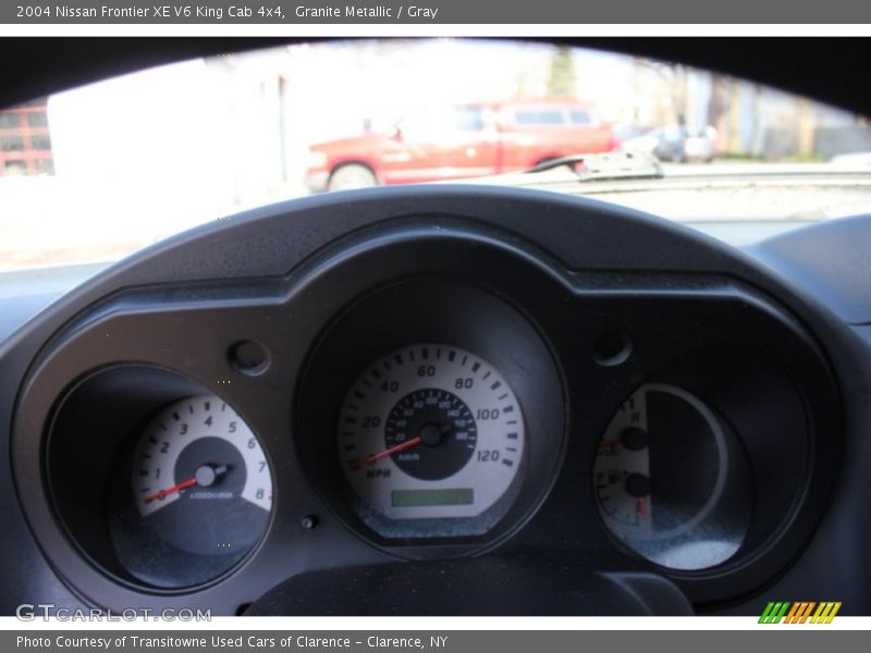 Granite Metallic / Gray 2004 Nissan Frontier XE V6 King Cab 4x4