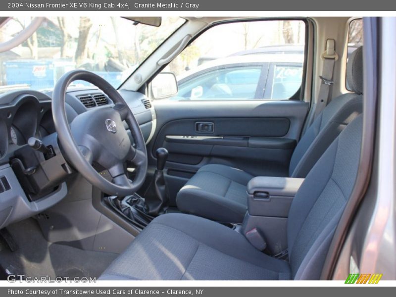 Granite Metallic / Gray 2004 Nissan Frontier XE V6 King Cab 4x4