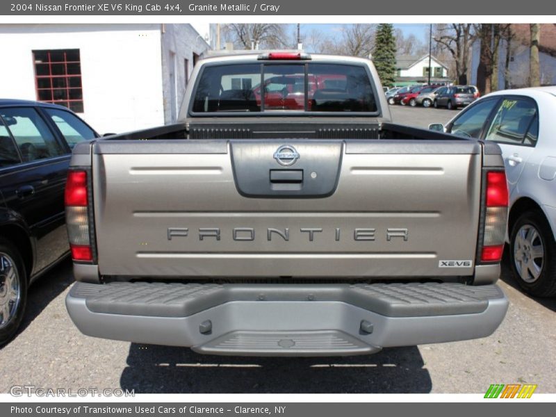 Granite Metallic / Gray 2004 Nissan Frontier XE V6 King Cab 4x4