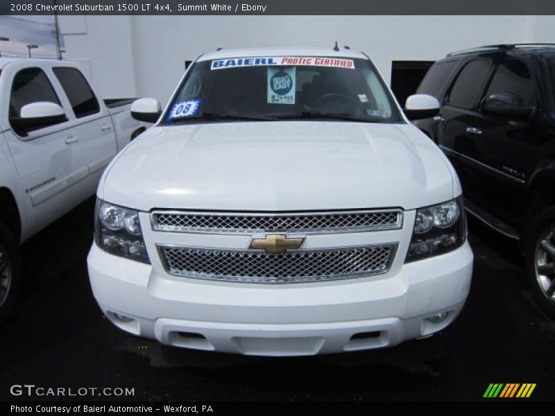 Summit White / Ebony 2008 Chevrolet Suburban 1500 LT 4x4