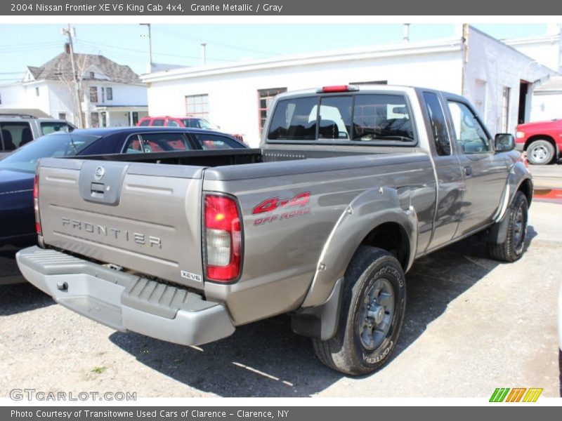 Granite Metallic / Gray 2004 Nissan Frontier XE V6 King Cab 4x4