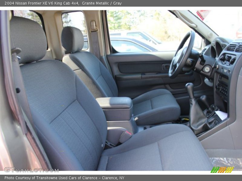 Granite Metallic / Gray 2004 Nissan Frontier XE V6 King Cab 4x4