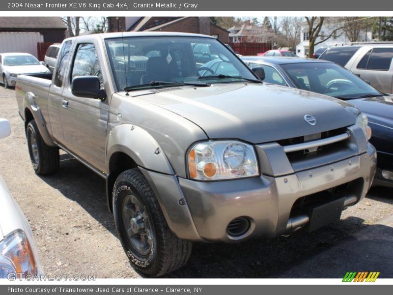 Granite Metallic / Gray 2004 Nissan Frontier XE V6 King Cab 4x4