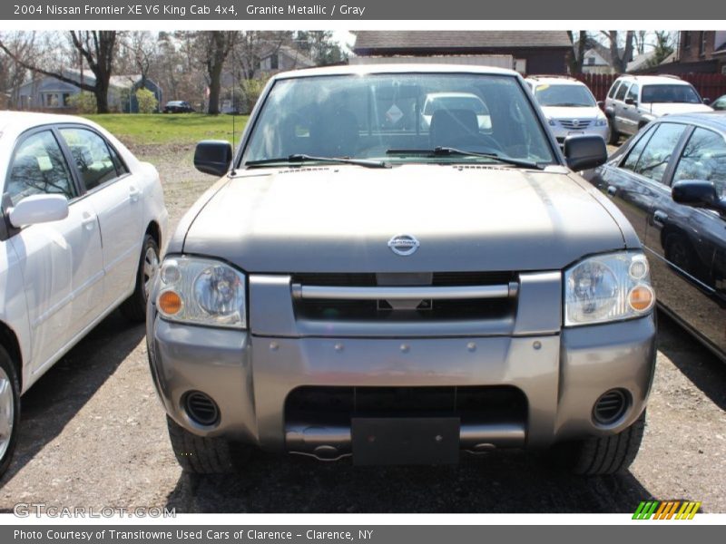 Granite Metallic / Gray 2004 Nissan Frontier XE V6 King Cab 4x4