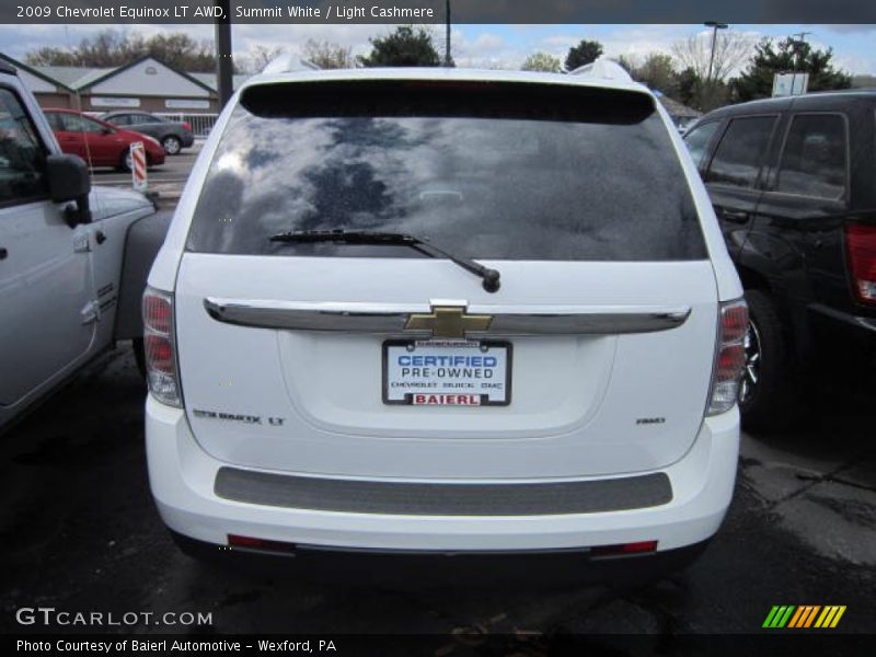Summit White / Light Cashmere 2009 Chevrolet Equinox LT AWD