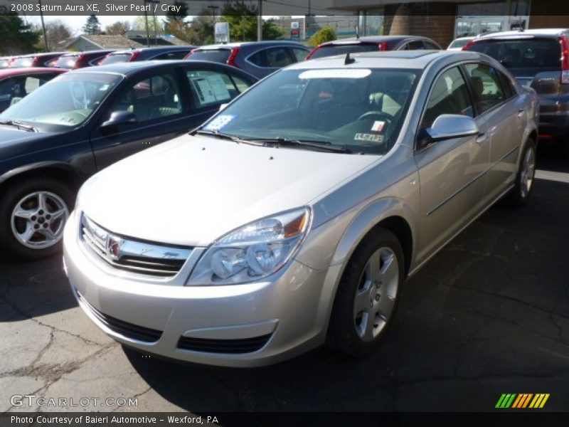 Silver Pearl / Gray 2008 Saturn Aura XE