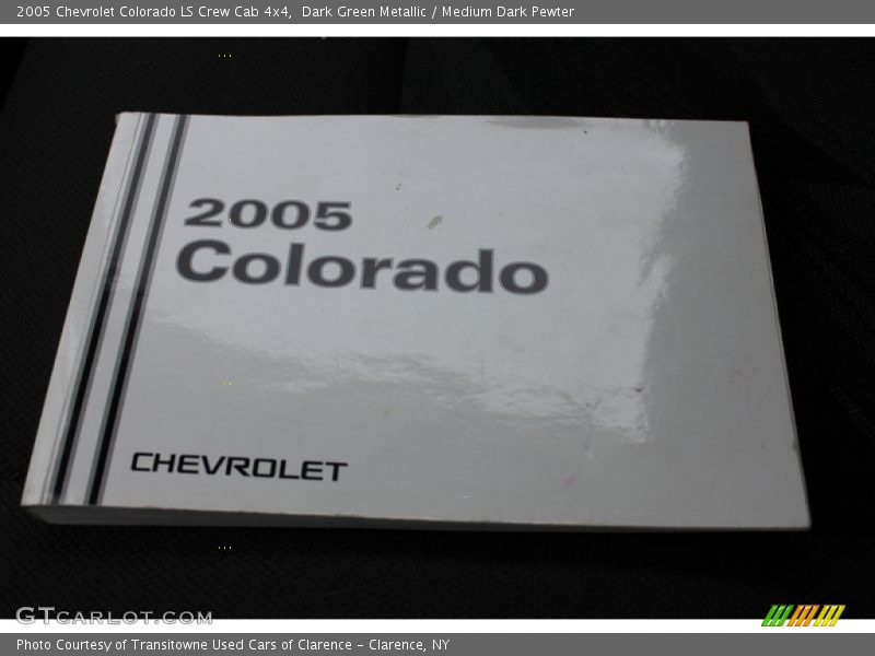 Dark Green Metallic / Medium Dark Pewter 2005 Chevrolet Colorado LS Crew Cab 4x4