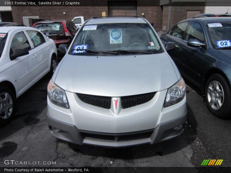 Satellite Silver / Graphite 2003 Pontiac Vibe
