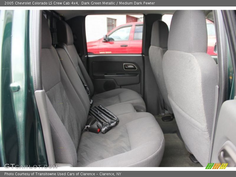 Dark Green Metallic / Medium Dark Pewter 2005 Chevrolet Colorado LS Crew Cab 4x4