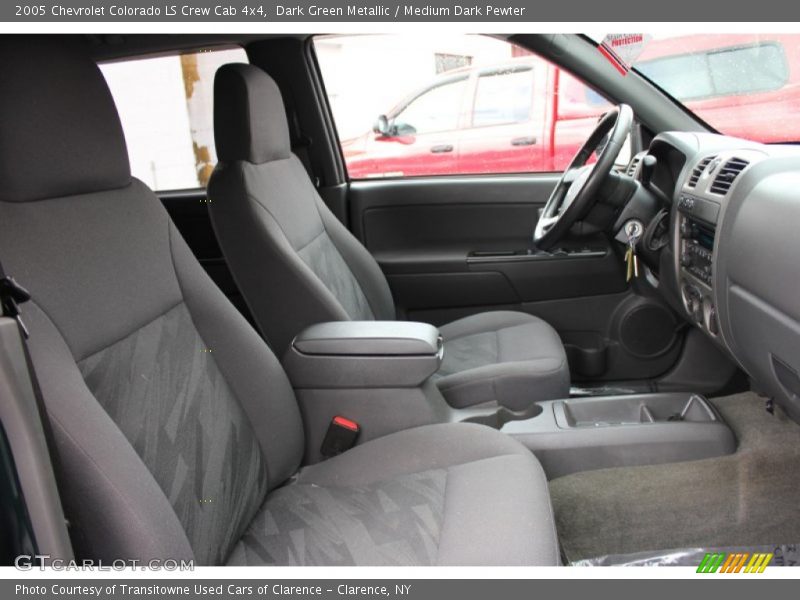 Dark Green Metallic / Medium Dark Pewter 2005 Chevrolet Colorado LS Crew Cab 4x4