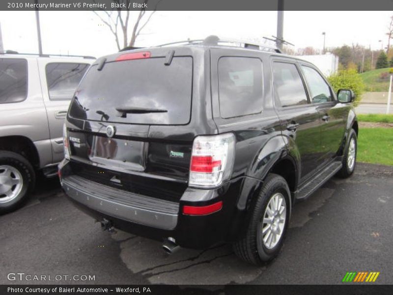 Black / Black 2010 Mercury Mariner V6 Premier