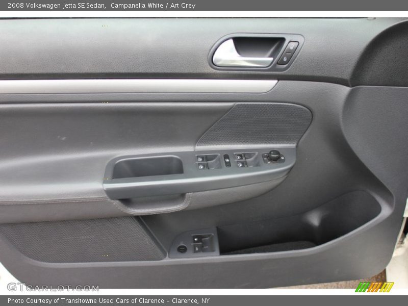 Campanella White / Art Grey 2008 Volkswagen Jetta SE Sedan
