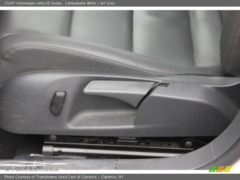 Campanella White / Art Grey 2008 Volkswagen Jetta SE Sedan