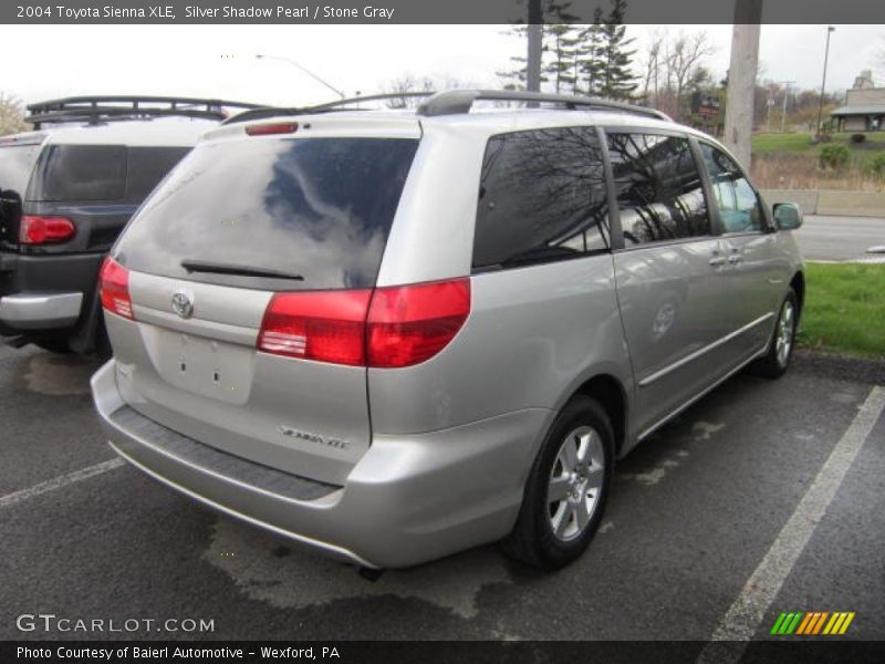 Silver Shadow Pearl / Stone Gray 2004 Toyota Sienna XLE