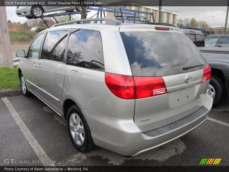 Silver Shadow Pearl / Stone Gray 2004 Toyota Sienna XLE
