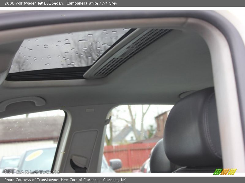 Campanella White / Art Grey 2008 Volkswagen Jetta SE Sedan