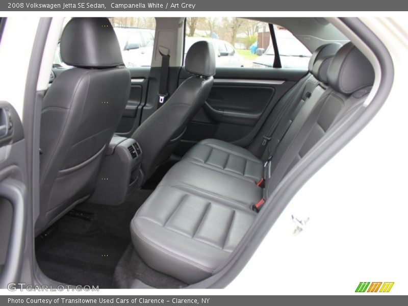 Campanella White / Art Grey 2008 Volkswagen Jetta SE Sedan